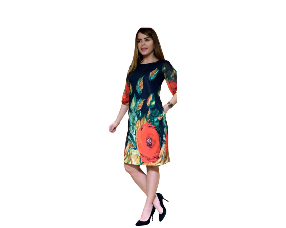 Rochie flora